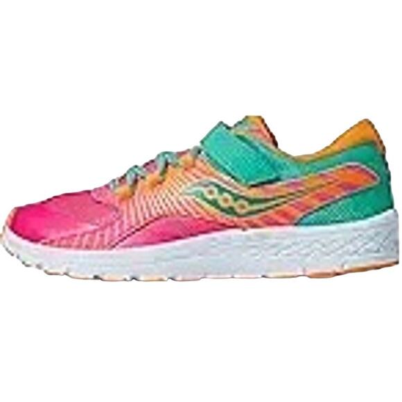 Saucony Kids Velocer A/C Sneaker Pink Turquoise Athletic Shoes 5.5W - Picture 1 of 9